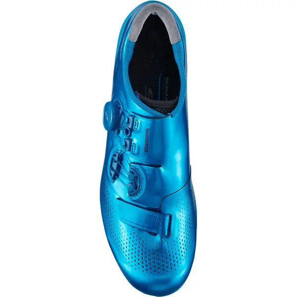 Shimano S-Phyre RC9 (RC901) Track SPD-SL Shoes Blue - FREE UK Shipping, FREE 365 Day Returns | Moto Central