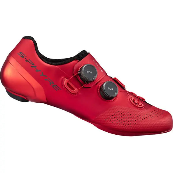 Shimano S-Phyre RC9 (RC902) Shoes Red - FREE UK Shipping, FREE 365 Day Returns | Moto Central