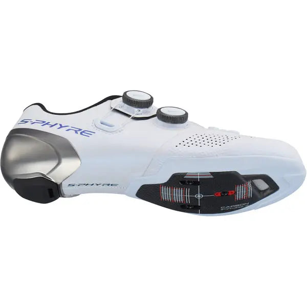 Shimano S-Phyre RC9W (RC902W) Ladies Shoes White - FREE UK Shipping, FREE 365 Day Returns | Moto Central