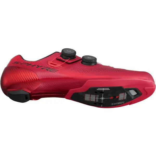 Shimano S-Phyre RC9 (RC903) Shoes Red - FREE UK Shipping, FREE 365 Day Returns | Moto Central
