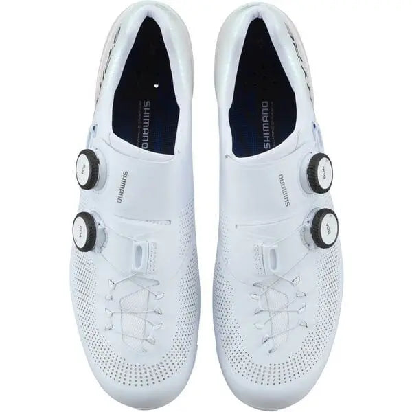 Shimano S-Phyre RC9 (RC903) Shoes White - FREE UK Shipping, FREE 365 Day Returns | Moto Central