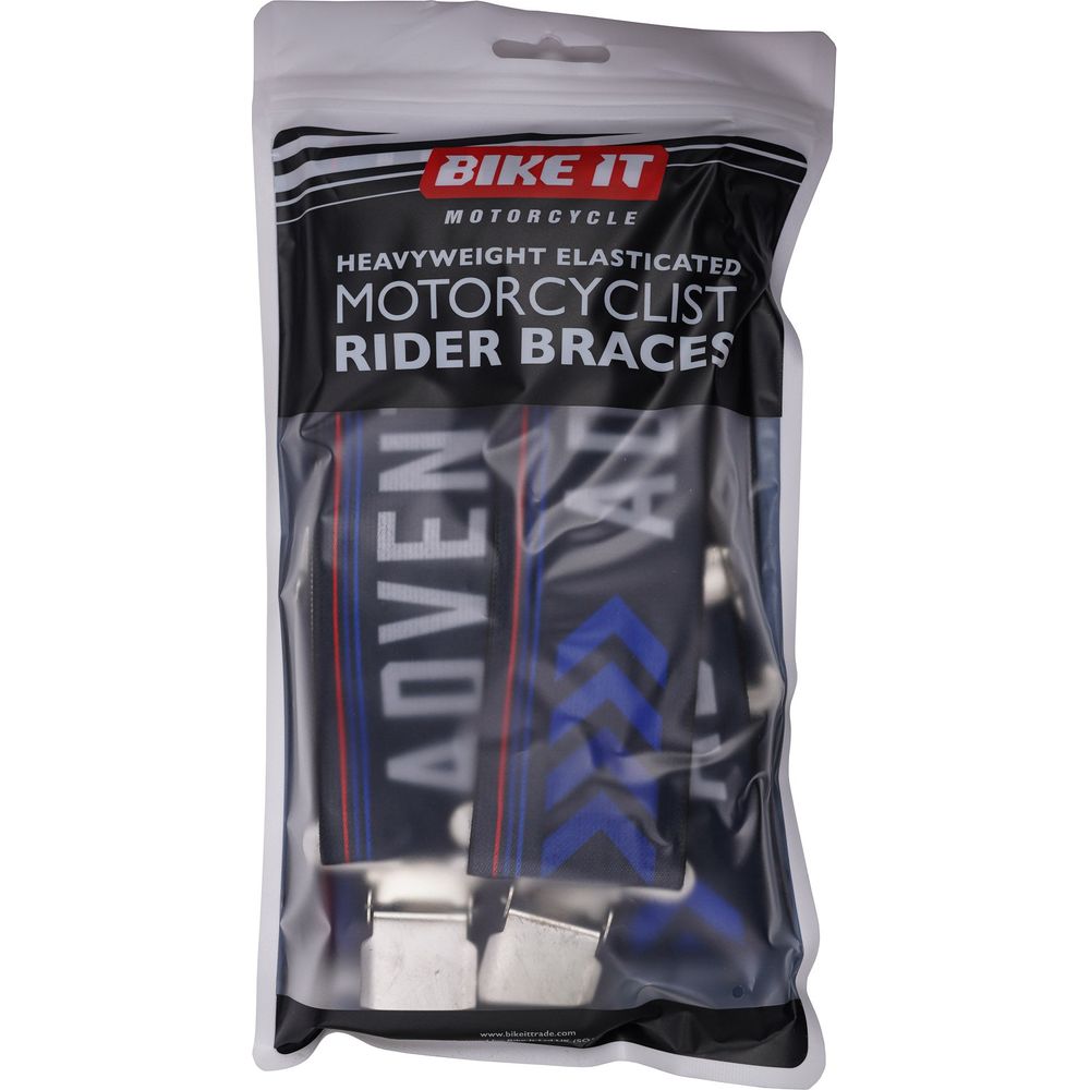 Bike It Adventure Rider Braces Blue / Red