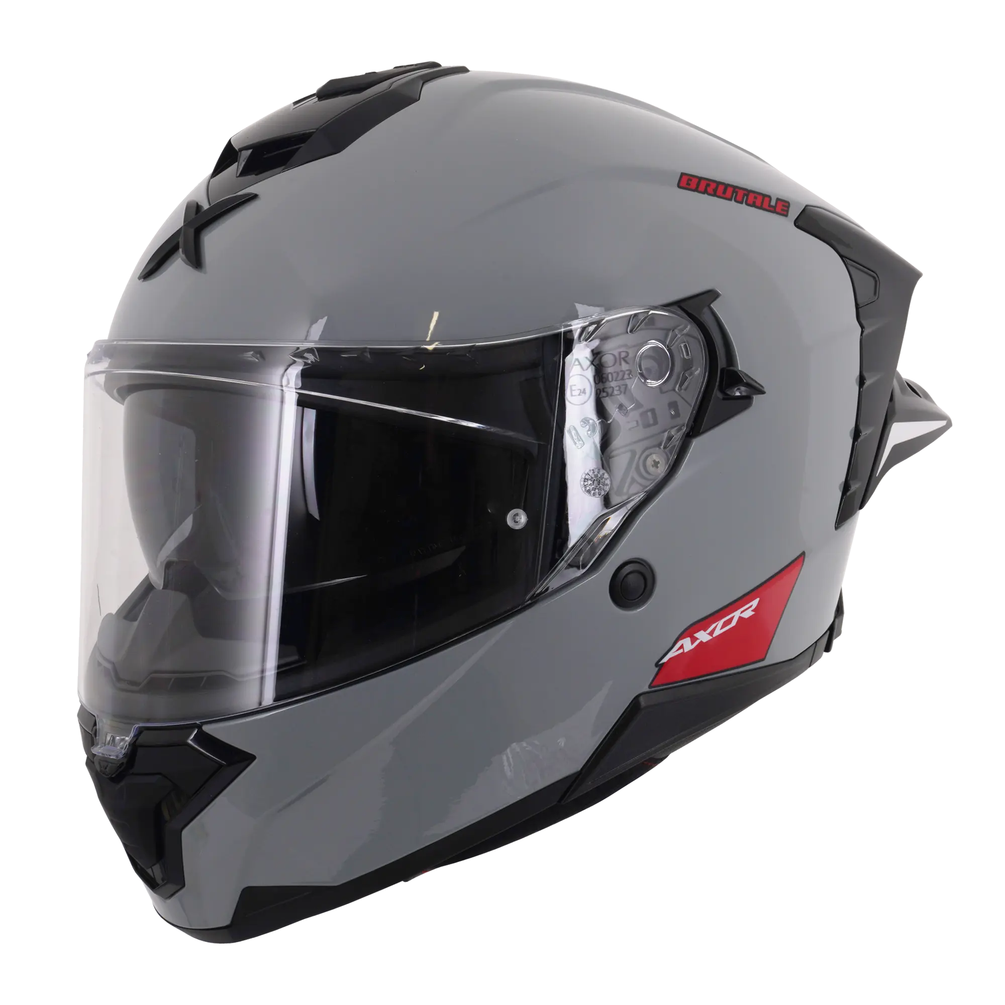 Axor Brutale With Dual Spoiler Gloss Nardo Grey FREE UK Delivery, FREE 365 Day Returns | Moto Central