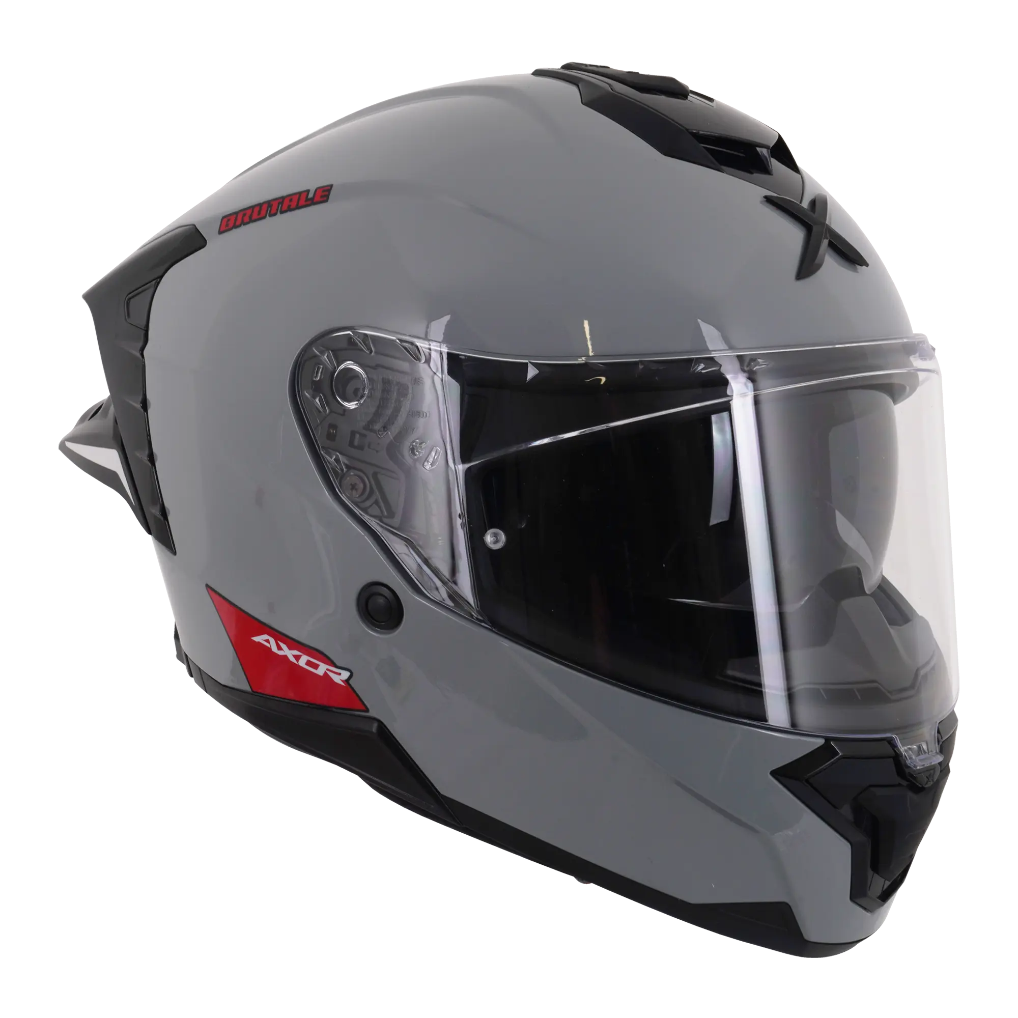 Axor Brutale With Dual Spoiler Gloss Nardo Grey FREE UK Delivery, FREE 365 Day Returns | Moto Central
