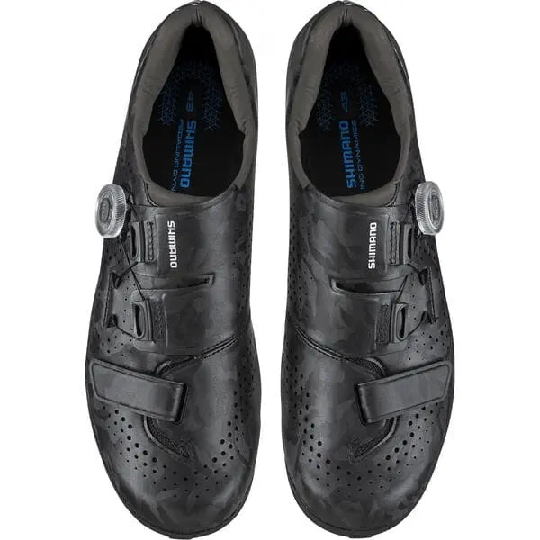 Shimano RX6 (RX600) Shoes Black - FREE UK Shipping, FREE 365 Day Returns | Moto Central