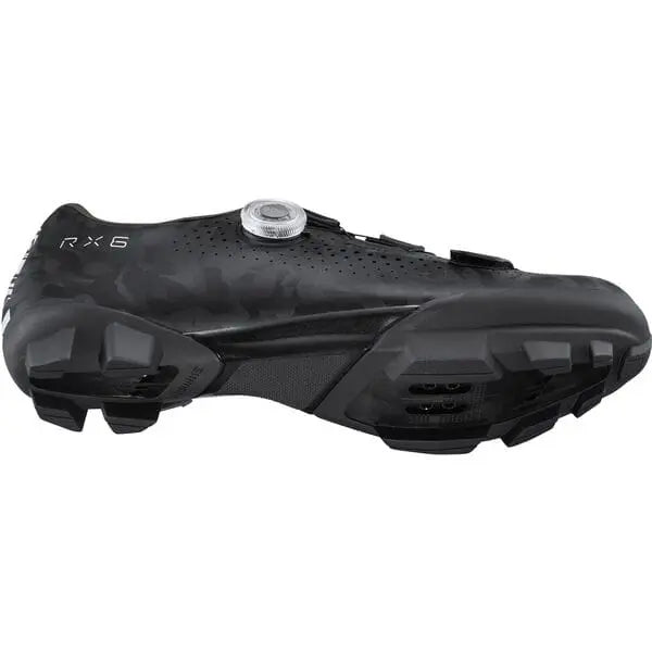 Shimano RX6 (RX600) Shoes Black - FREE UK Shipping, FREE 365 Day Returns | Moto Central