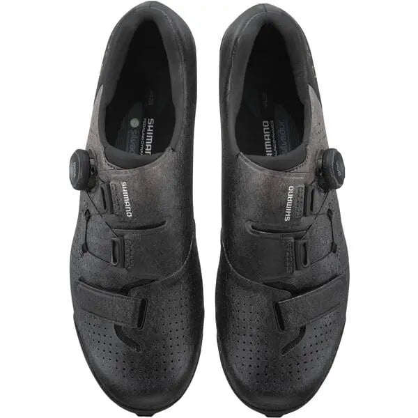 Shimano RX8 (RX801) Shoes Black - FREE UK Shipping, FREE 365 Day Returns | Moto Central