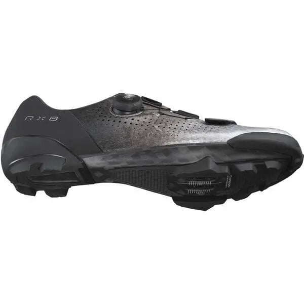 Shimano RX8 (RX801) Shoes Silver - FREE UK Shipping, FREE 365 Day Returns | Moto Central