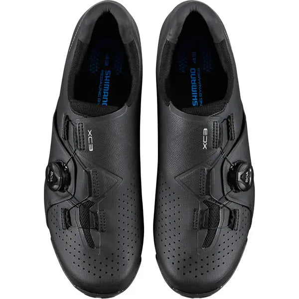Shimano XC3 (XC300) Shoes Black - FREE UK Shipping, FREE 365 Day Returns | Moto Central
