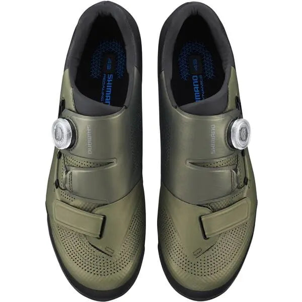 Shimano XC5 (XC502) Shoes Green - FREE UK Shipping, FREE 365 Day Returns | Moto Central