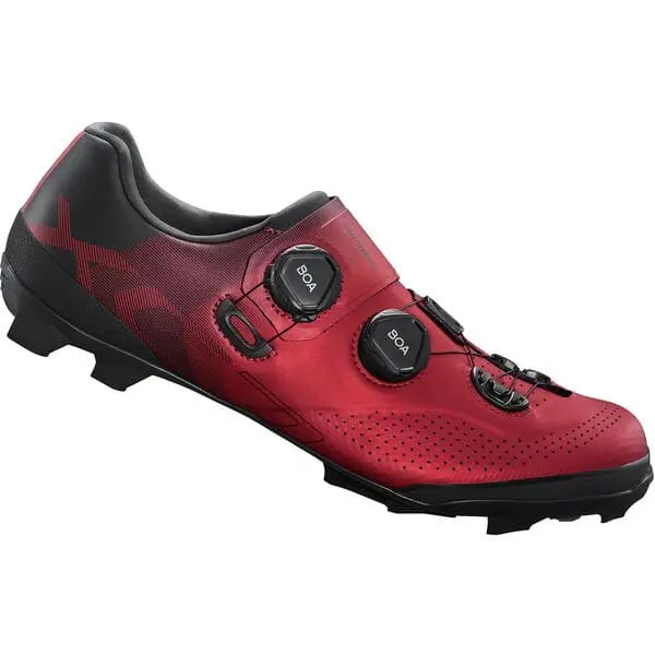Shimano XC7 (XC702) Shoes Red - FREE UK Shipping, FREE 365 Day Returns | Moto Central