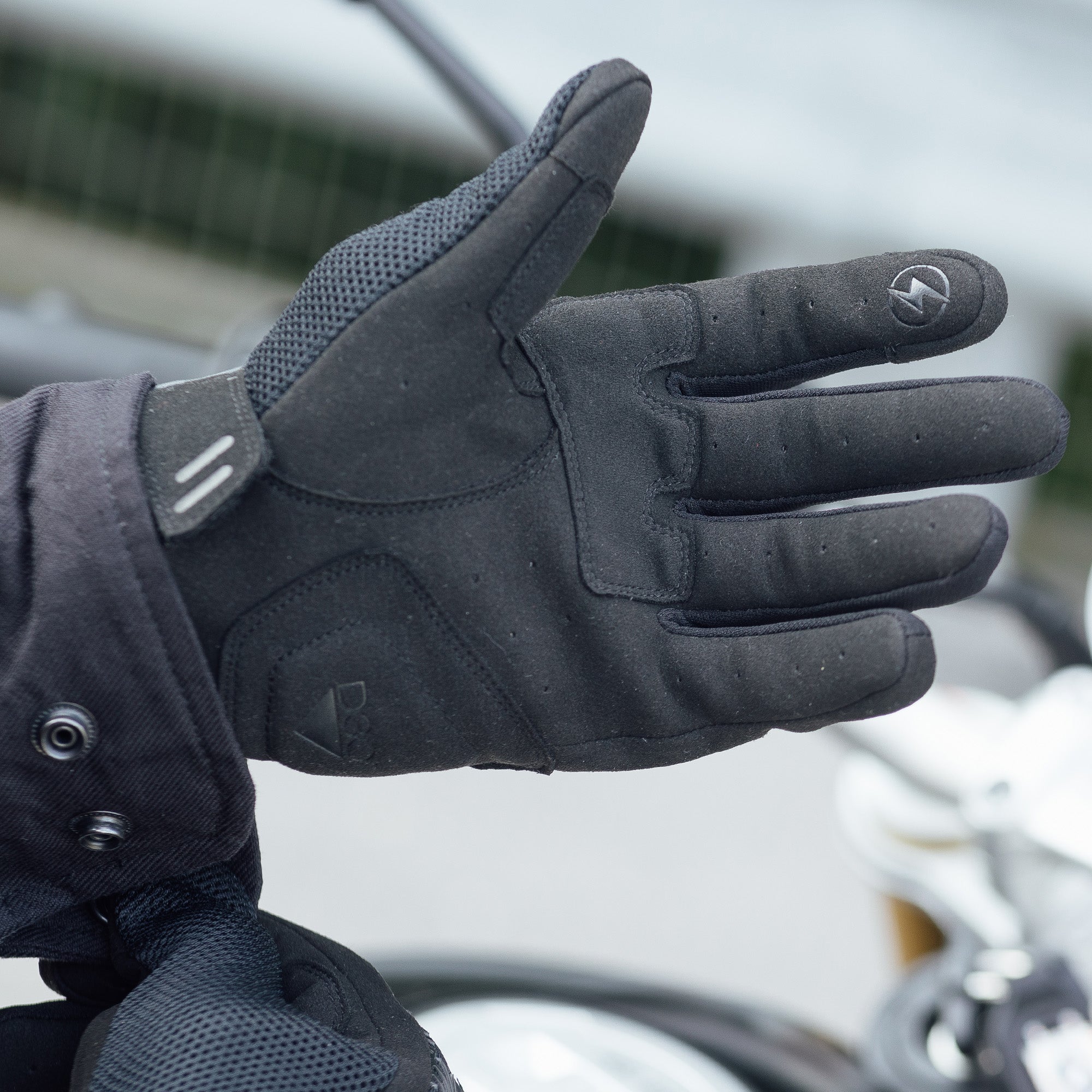 Merlin Barrett Mesh D3O Gloves Black FREE UK Delivery, FREE 365 Day Returns | Moto Central