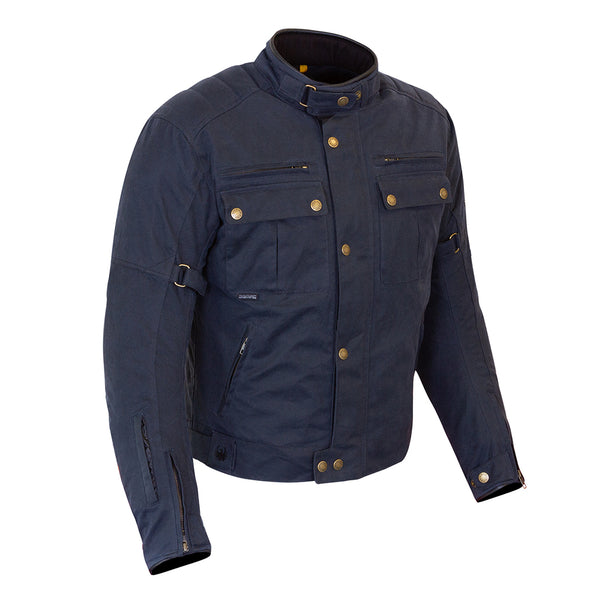 Merlin Barton 2 Waxed Cotton Jacket Navy