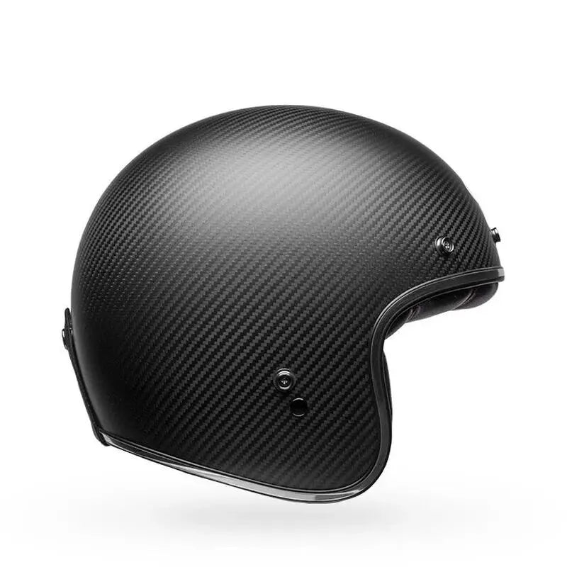 Bell Custom 500 Carbon Solid ECE 22.06 Matt Black FREE UK Delivery, FREE 365 Day Returns | Moto Central