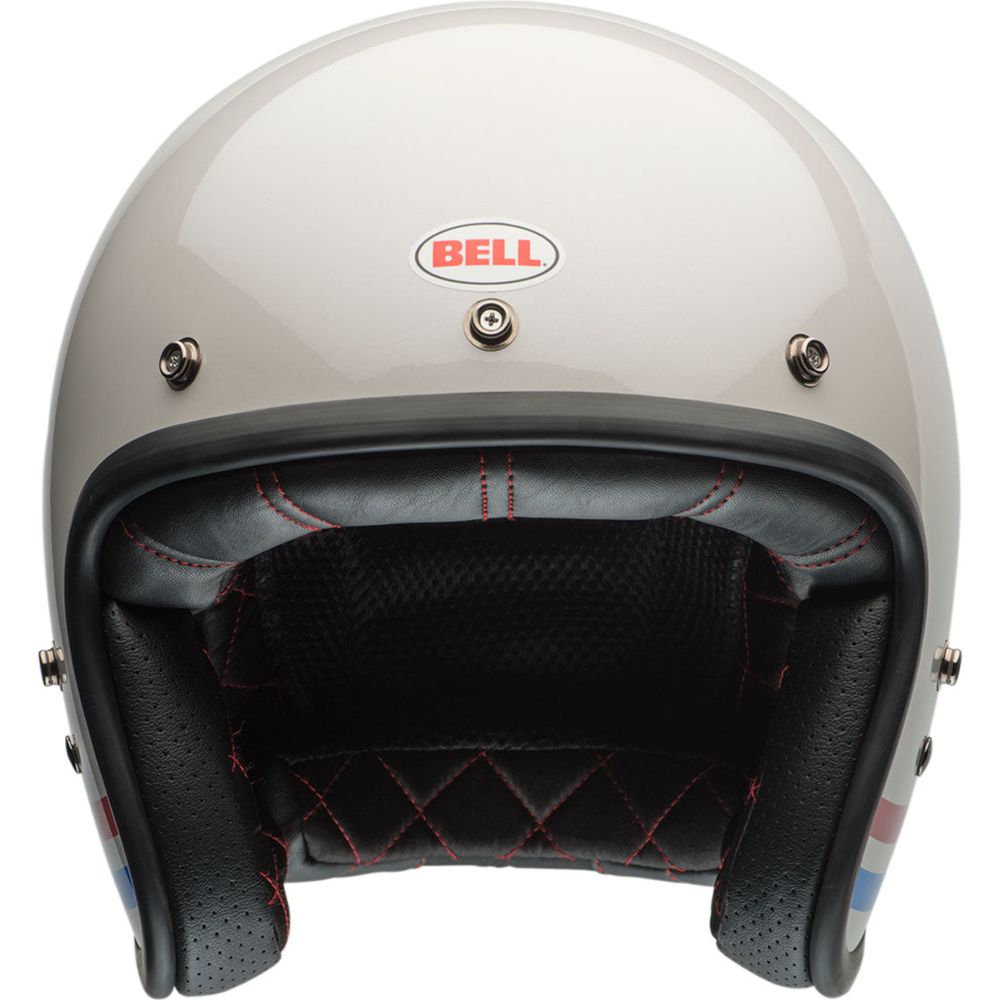 Bell Custom 500 ECE6 Stripes PRL White
