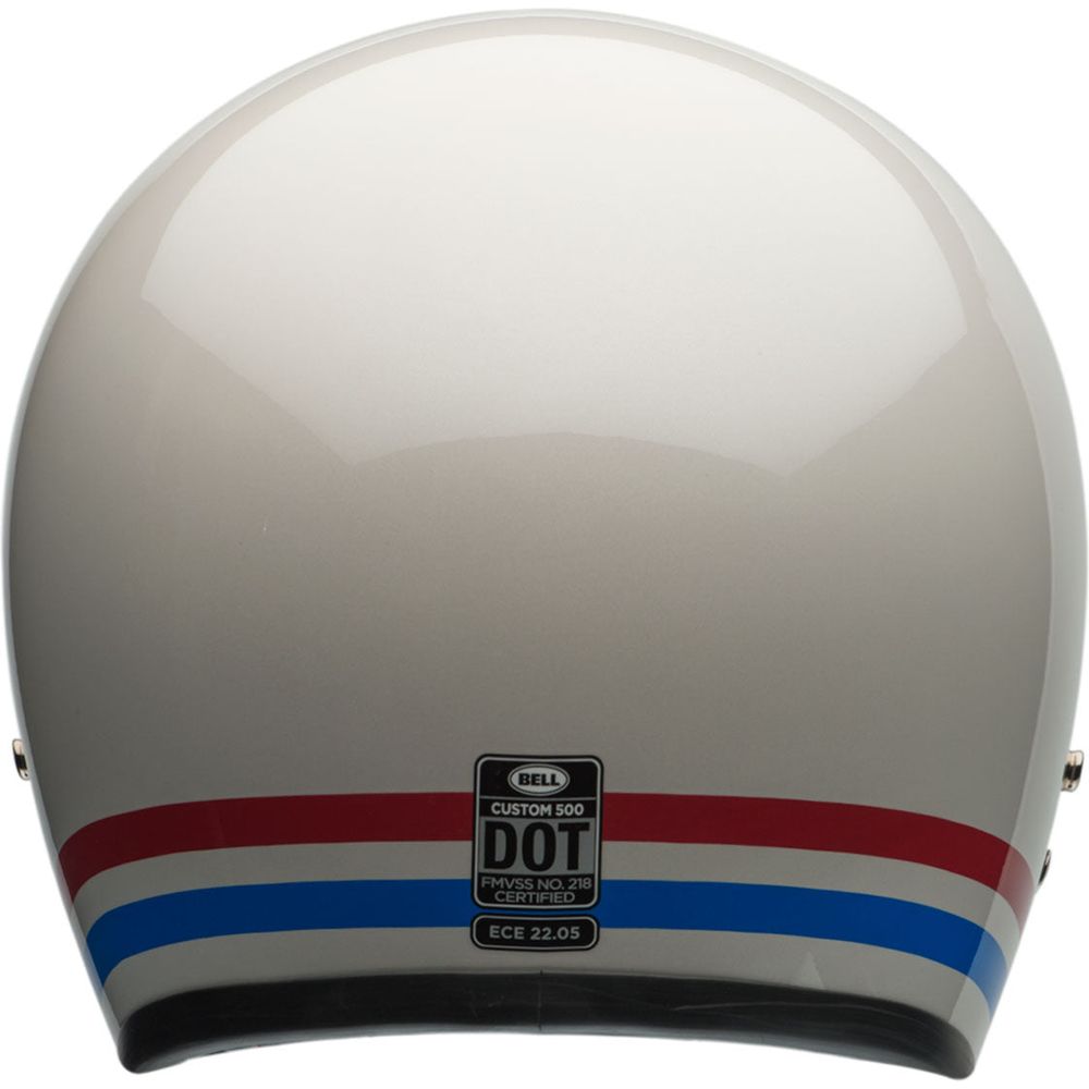 Bell Custom 500 ECE6 Stripes PRL White