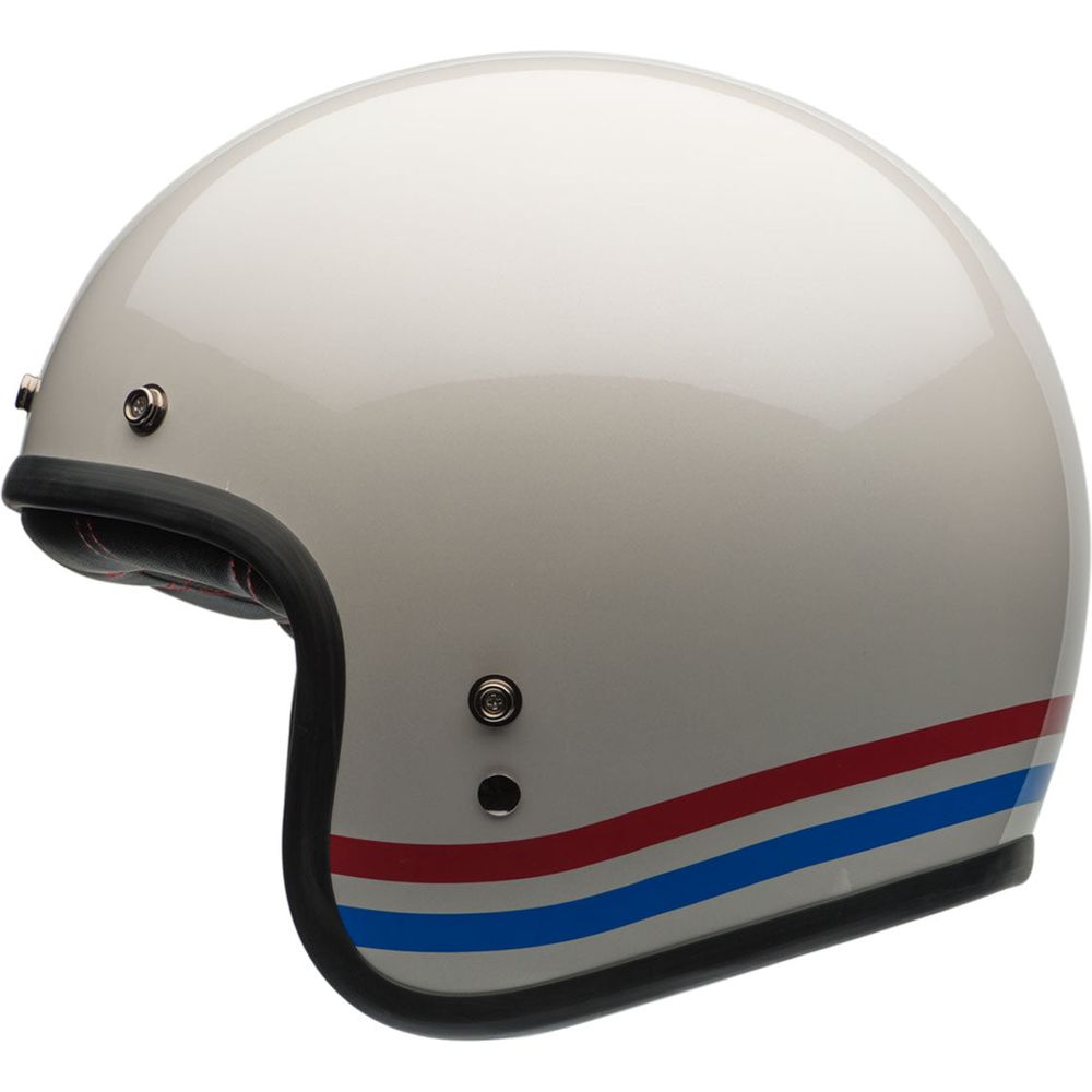 Bell Custom 500 ECE6 Stripes PRL White