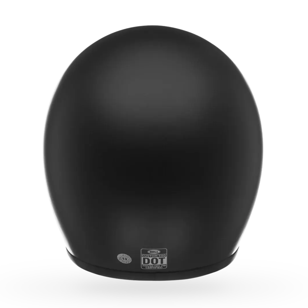 Bell Custom 500 Solid ECE 22.06 Matt Black FREE UK Delivery, FREE 365 Day Returns | Moto Central