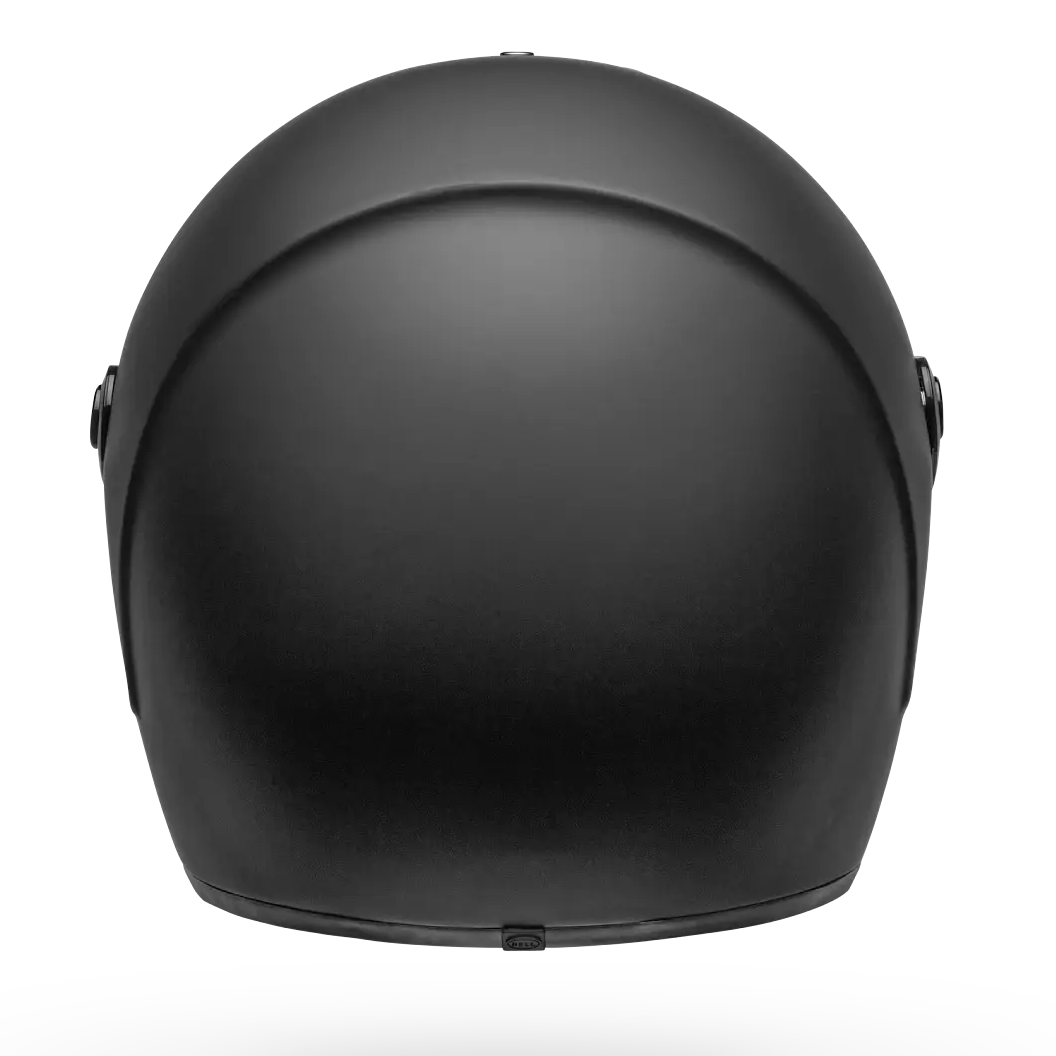 Bell Eliminator Solid ECE 22.06 Matt Black full-face motorcycle helmet, rear view