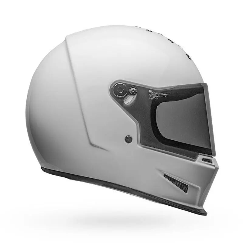 Bell Eliminator Solid ECE 22.06 White FREE UK Delivery, FREE 365 Day Returns | Moto Central