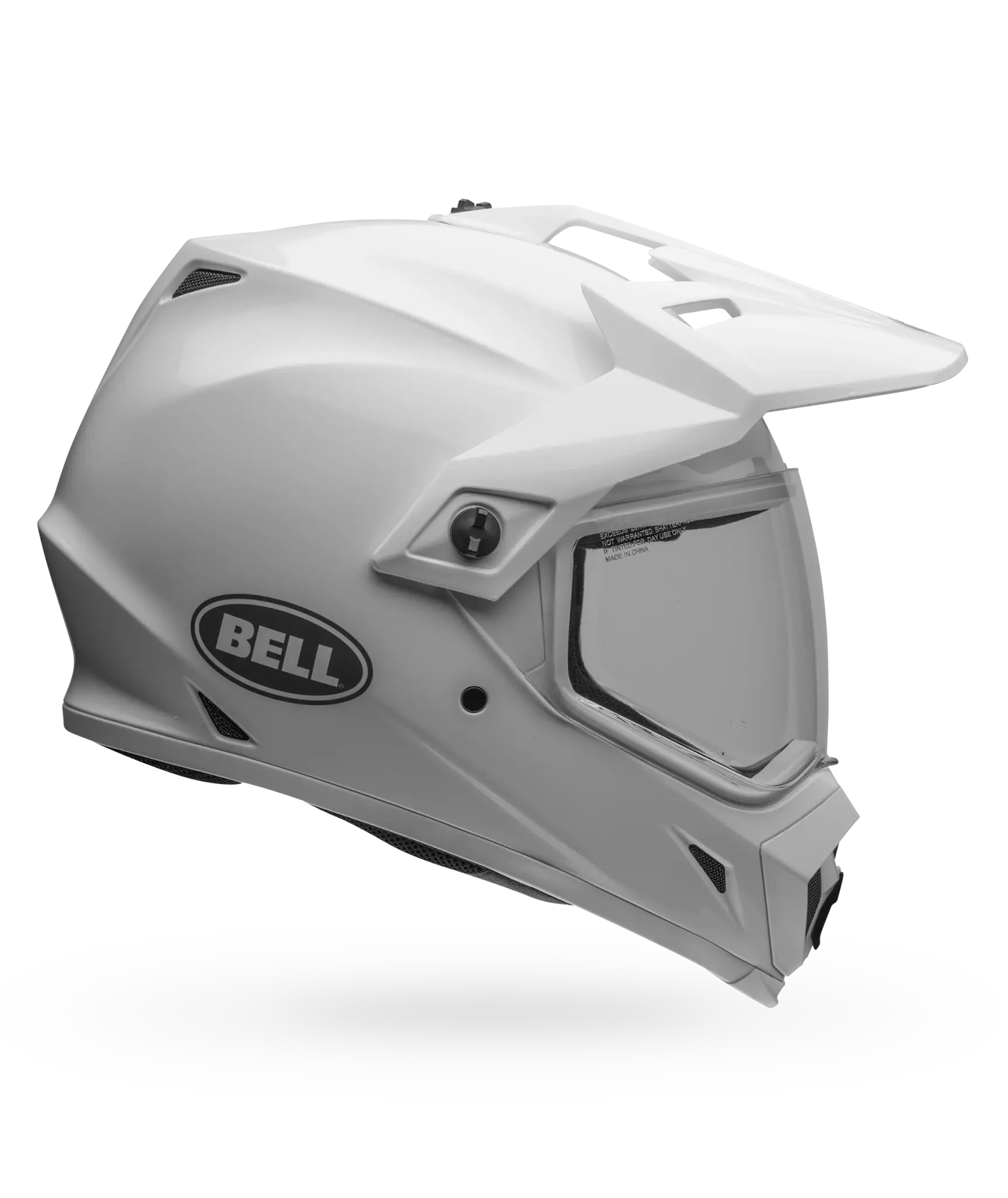Bell MX-9 Adventure MIPS Solid DOT White - FREE UK Delivery, FREE 365 Day Returns | Moto Central