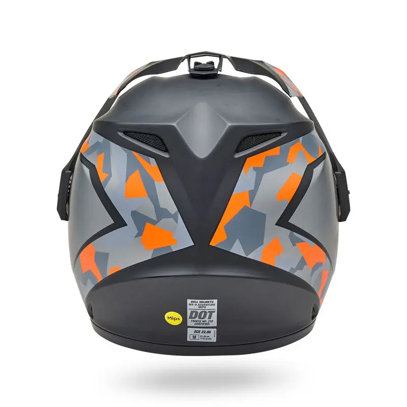 Bell MX-9 Adventure MIPS Mesa ECE 22.06 Matt Black / Orange Camo FREE UK Delivery, FREE 365 Day Returns | Moto Central