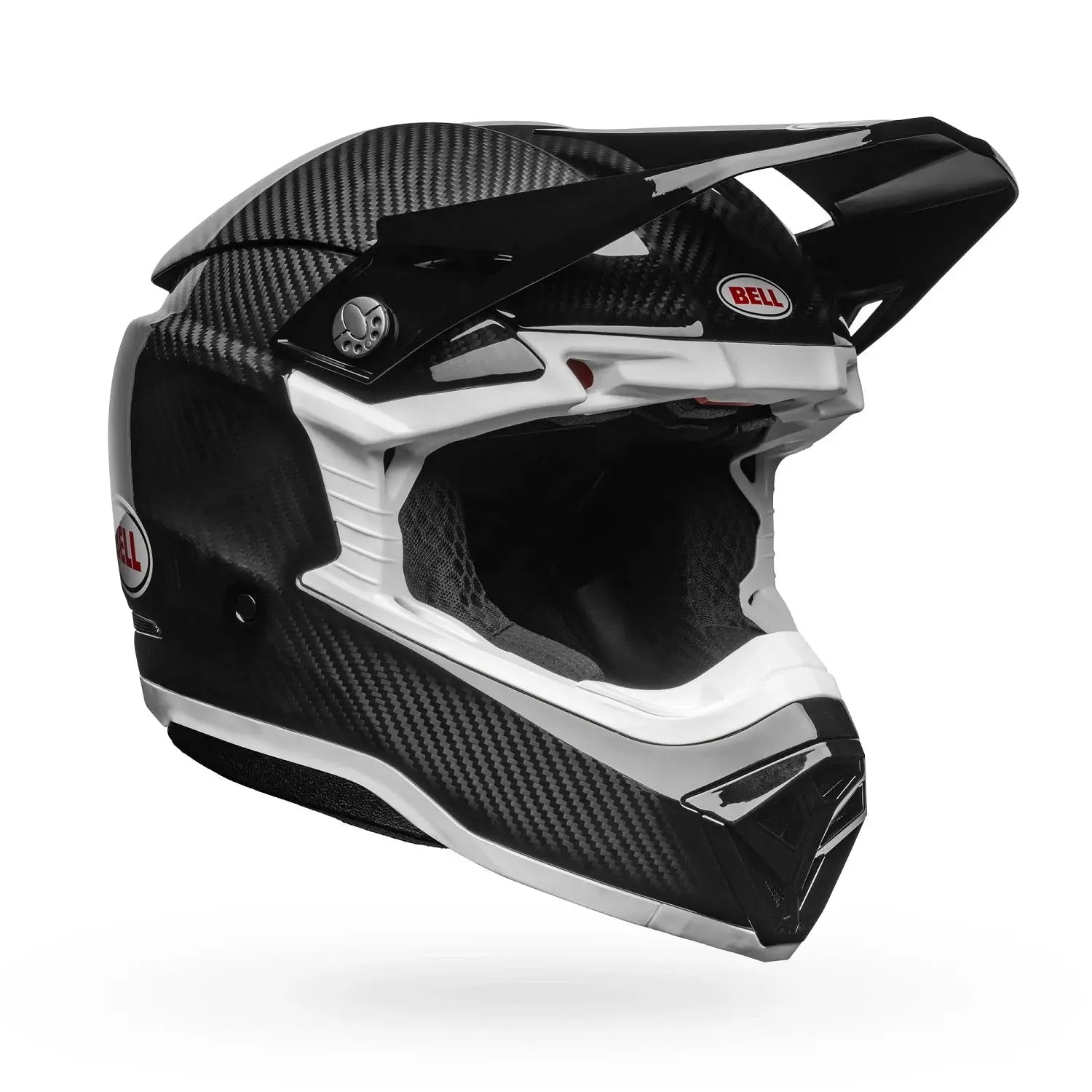 Bell Moto-10 Spherical Solid ECE 22.06 Black / White FREE UK Delivery, FREE 365 Day Returns | Moto Central