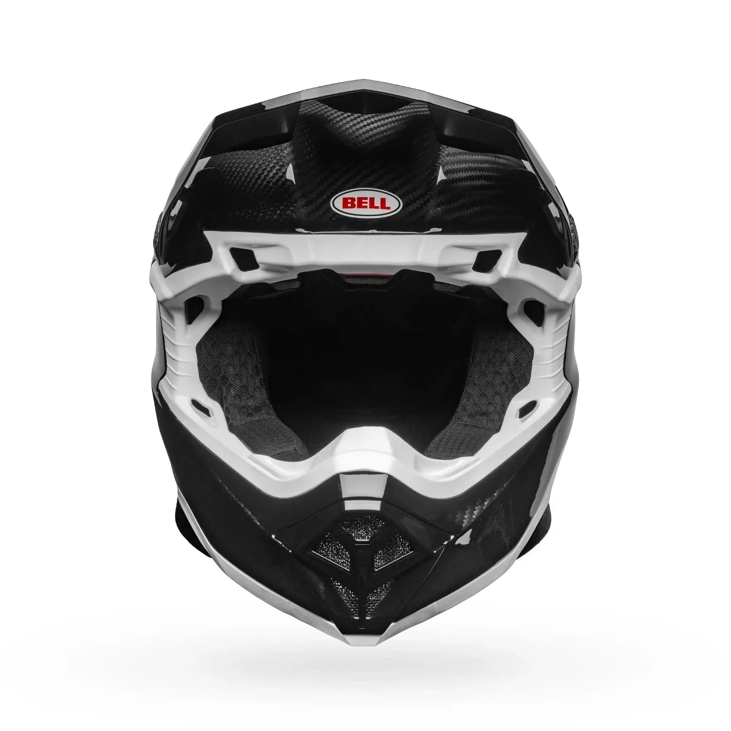 Bell Moto-10 Spherical Solid ECE 22.06 Black / White FREE UK Delivery, FREE 365 Day Returns | Moto Central