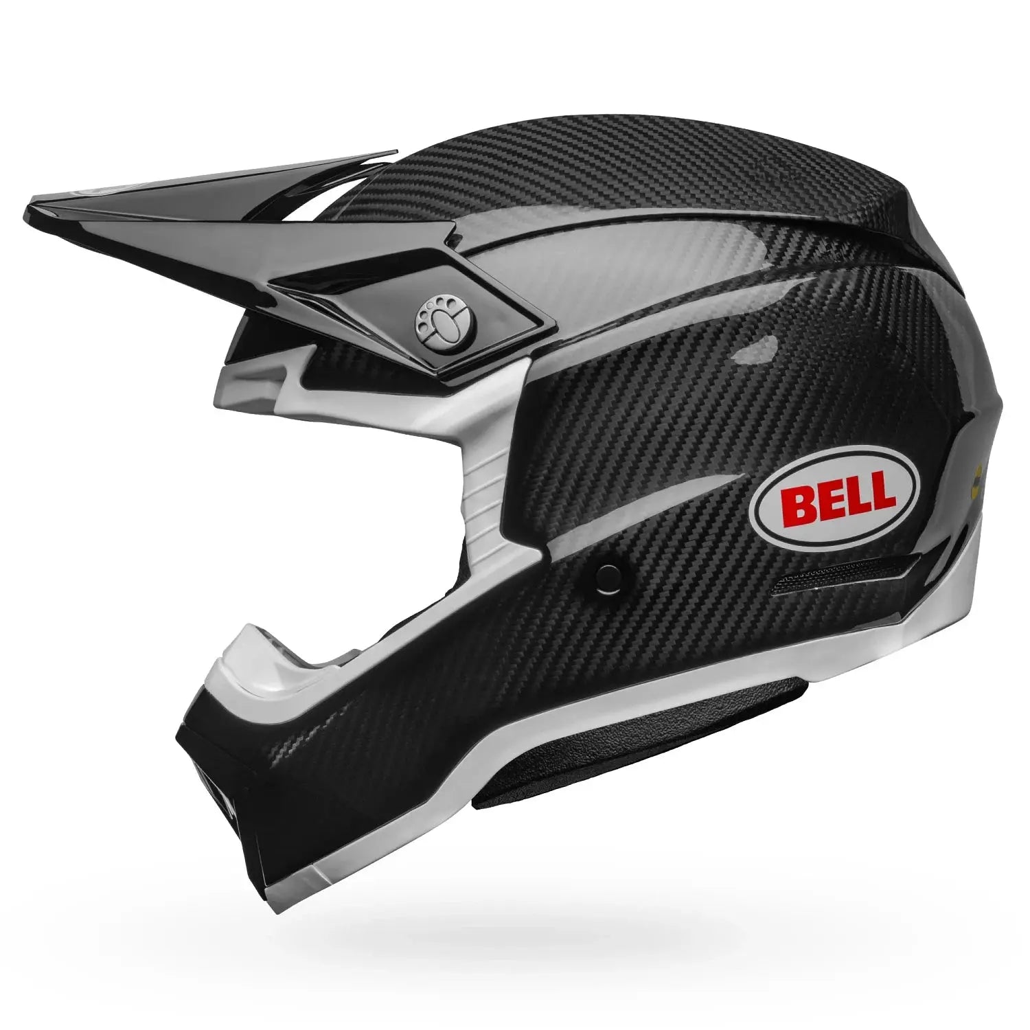 Bell Moto-10 Spherical Solid ECE 22.06 Black / White FREE UK Delivery, FREE 365 Day Returns | Moto Central