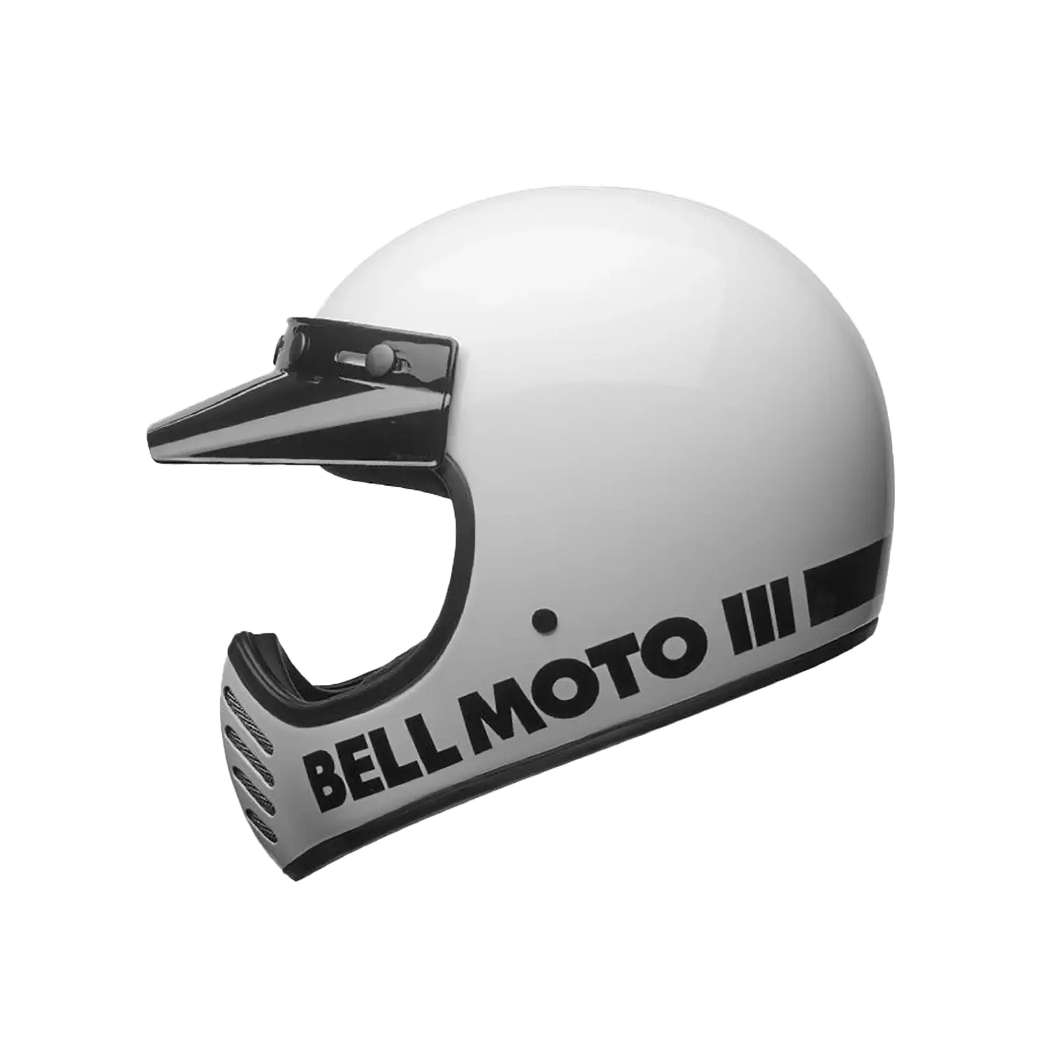 Bell Moto-3 Classic ECE 22.06 White FREE UK Delivery, FREE 365 Day Returns | Moto Central