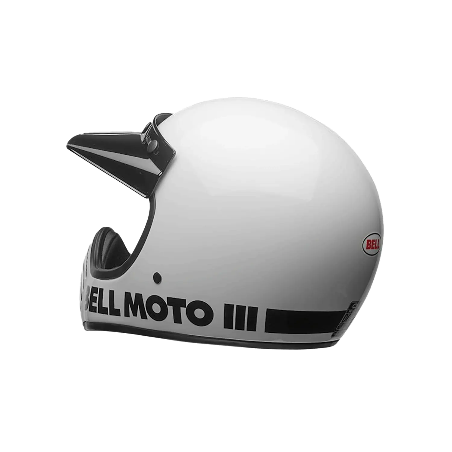 Bell Moto-3 Classic ECE 22.06 White FREE UK Delivery, FREE 365 Day Returns | Moto Central
