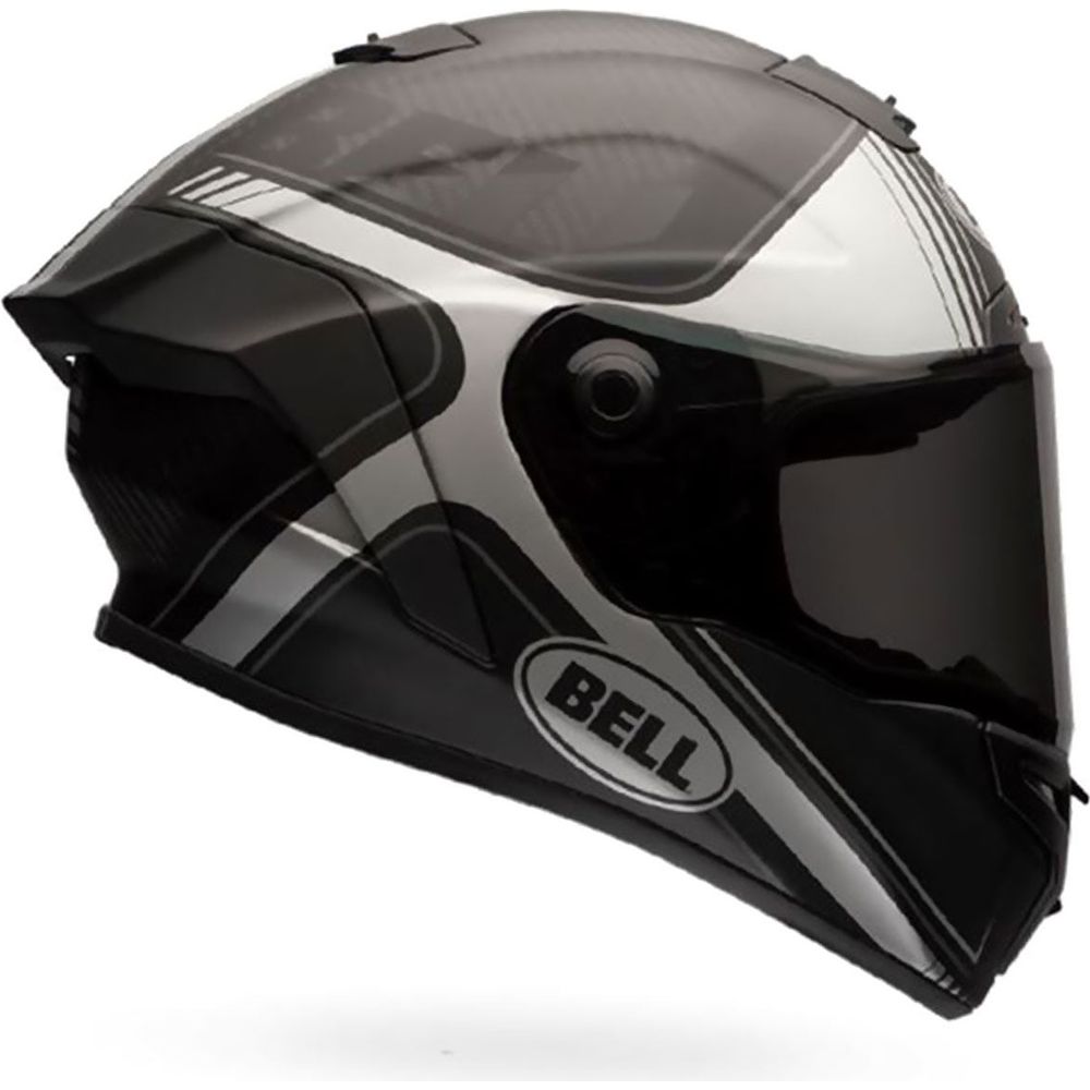 bell helmet ece 22.05 Bell Race Star Tracer Full Face Helmet Matt Black/Grey FREE Delivery