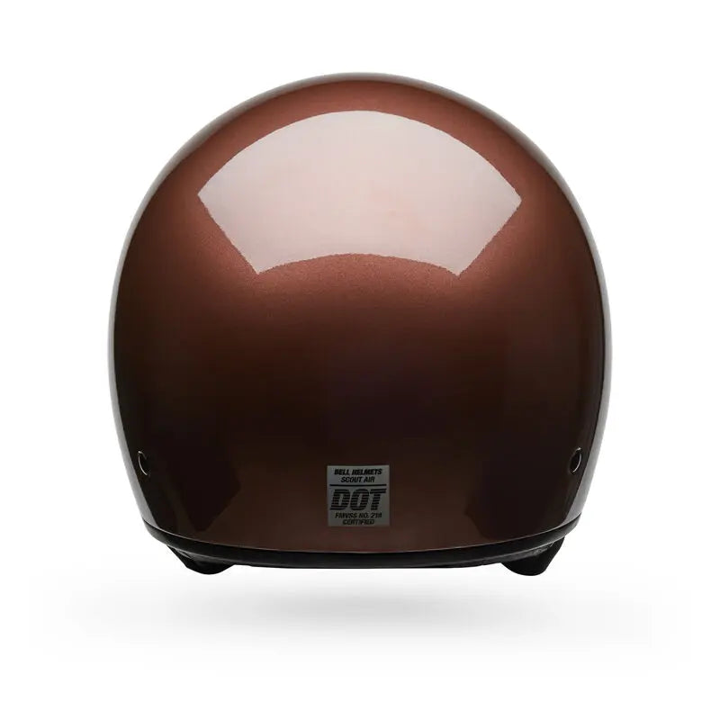 Bell Scout Air Solid Gloss Rootbeer FREE UK Delivery, FREE 365 Day Returns | Moto Central