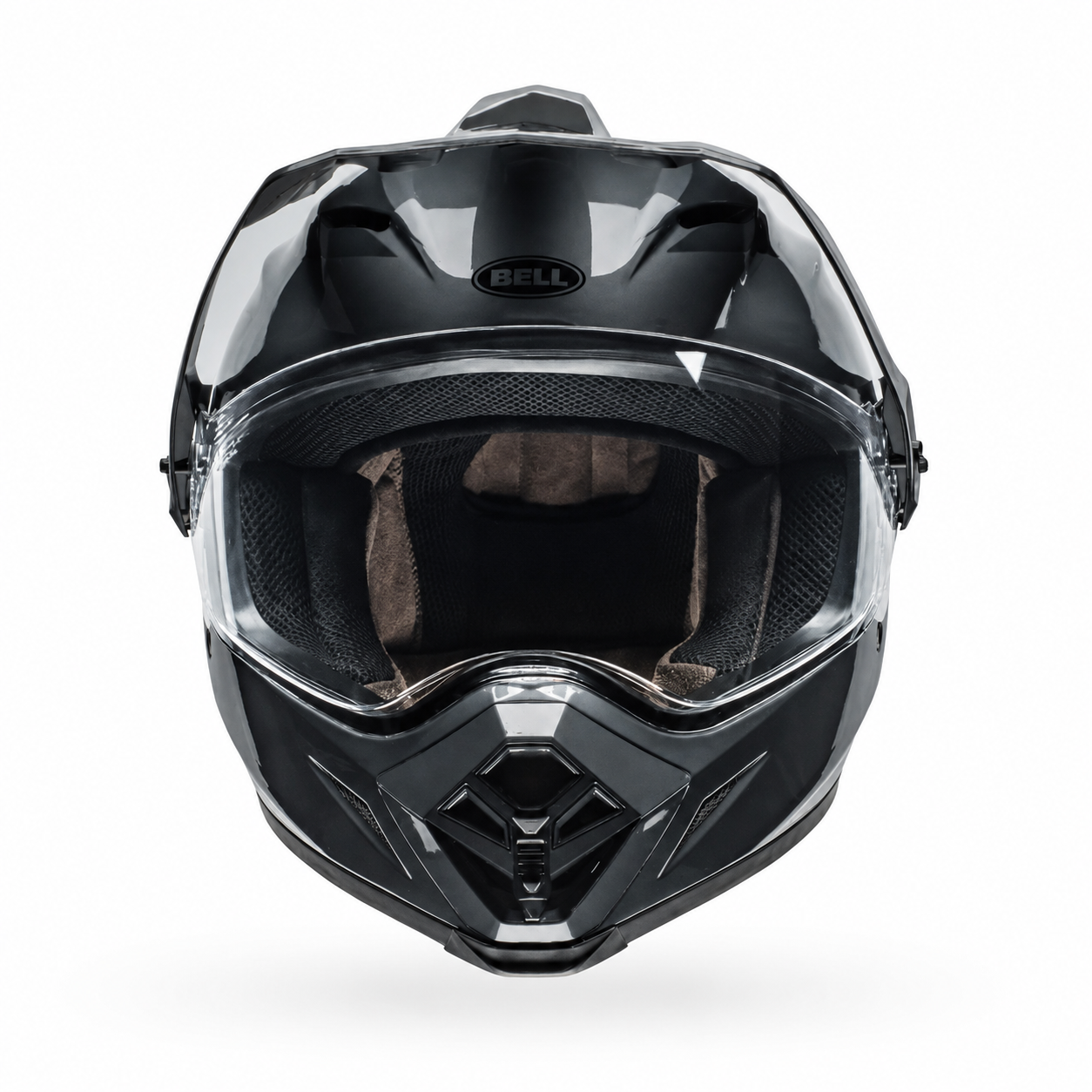 Bell MX-9 Adventure MIPS Alpine ECE 22.06 Charcoal / Silver, right-side profile view
