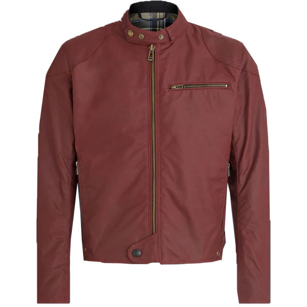 Belstaff Ariel Waxed Cotton Jacket Racing Red