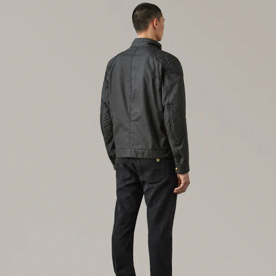 Belstaff Brooklands Waxed Cotton Jacket Black