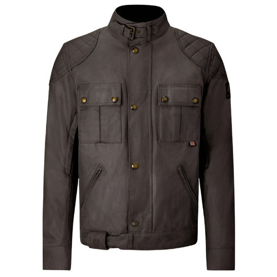 Belstaff Brooklands Waxed Cotton Jacket Mahogany