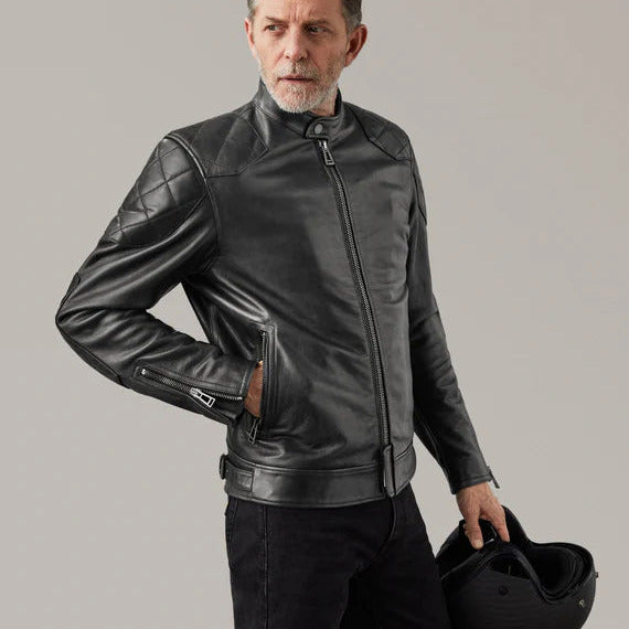 Belstaff Centenary Outlaw Pro Leather Jacket Black