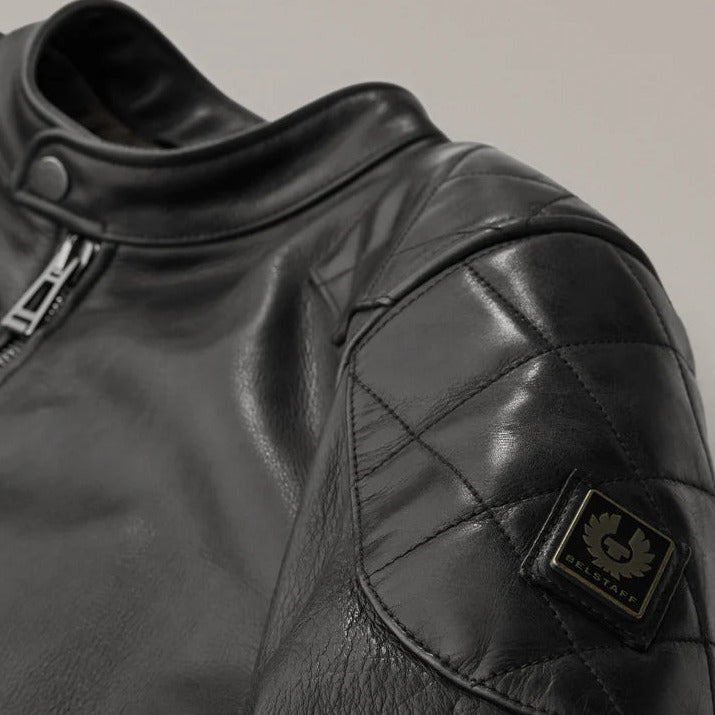 Belstaff Centenary Outlaw Pro Leather Jacket Black
