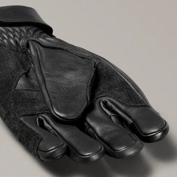 Belstaff Clinch Leather Gloves Black
