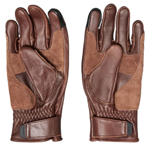 Belstaff Clinch Leather Gloves Tan
