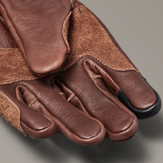 Belstaff Clinch Leather Gloves Tan