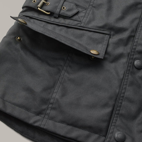 Belstaff Crosby Technical Waxed Cotton Jacket Black