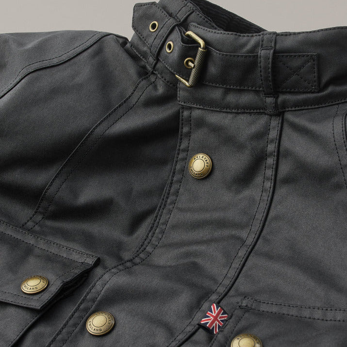 Belstaff Crosby Technical Waxed Cotton Jacket Black