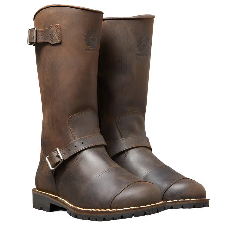 Belstaff Endurance Leather Boots Black / Brown
