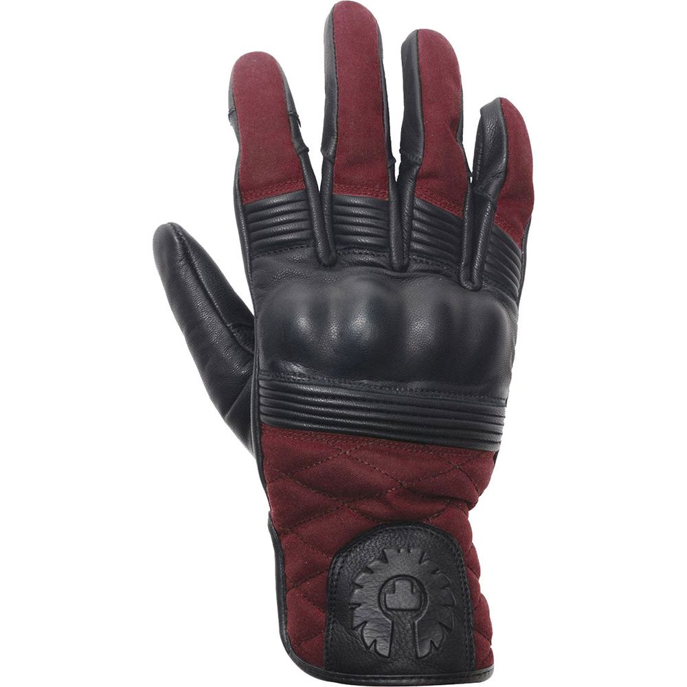 Belstaff Hampstead Leather Gloves Black / Red