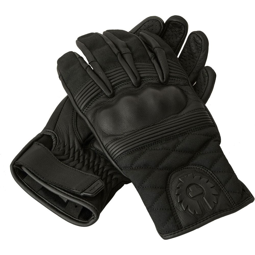 Belstaff Hampstead Leather / Textile Gloves Black / Black