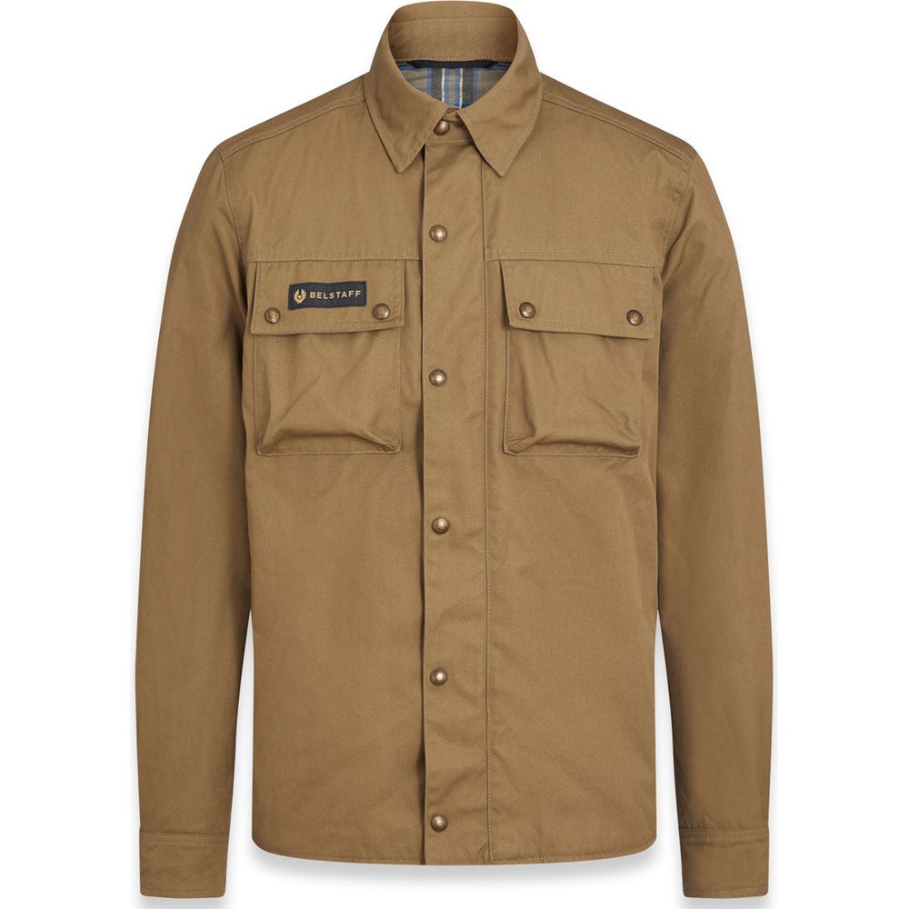 Belstaff Mansion Riding Shirt Olive FREE UK Delivery, 365 Day Returns