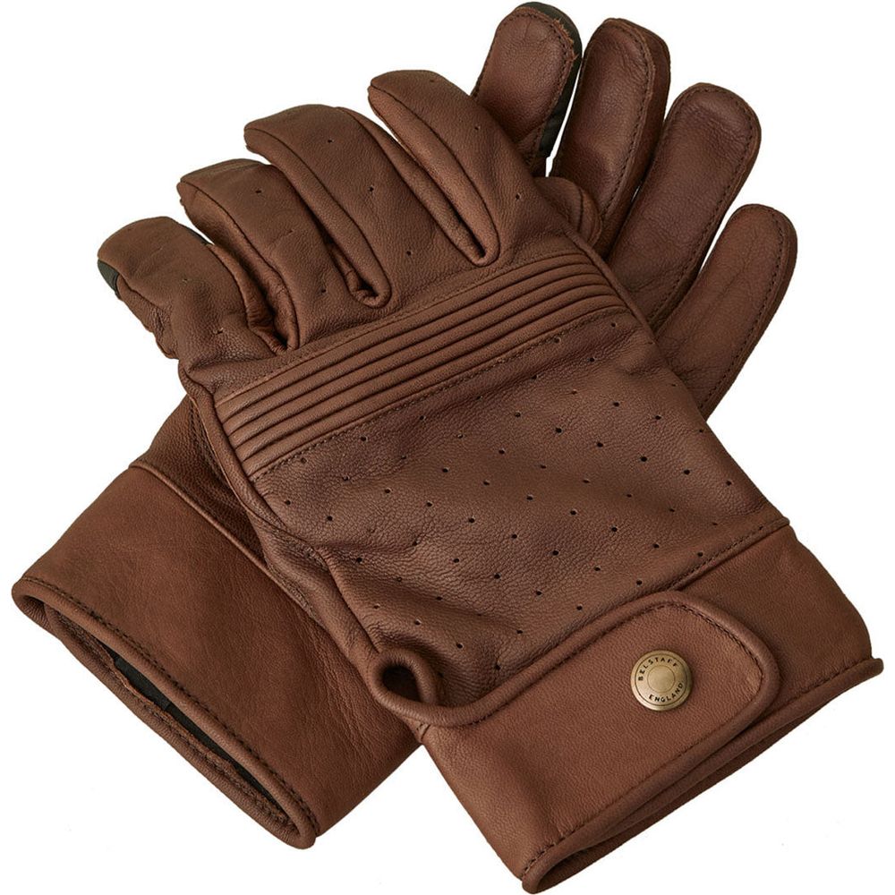 Belstaff Montgomery Leather Gloves Oxblood