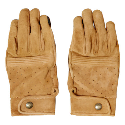 Belstaff Montgomery Leather Gloves Suede Sand